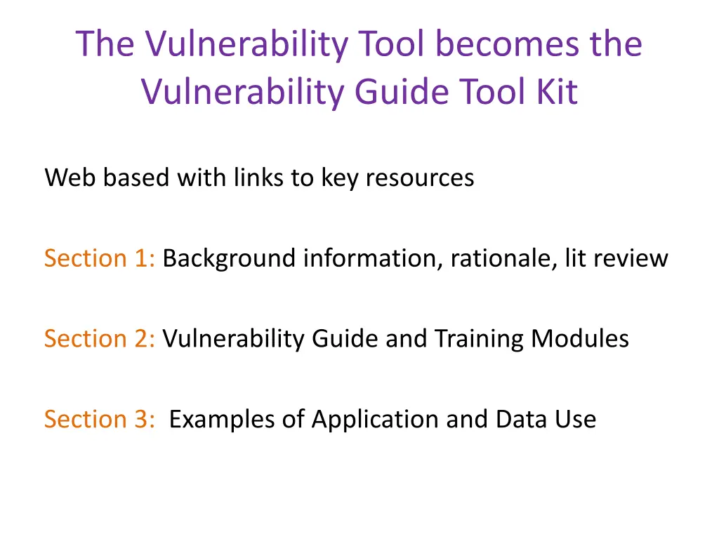 the vulnerability tool becomes the vulnerability 4