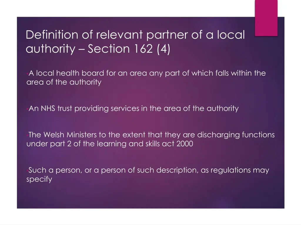 definition of relevant partner of a local 1