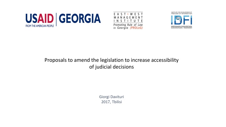 proposals to amend the legislation to increase