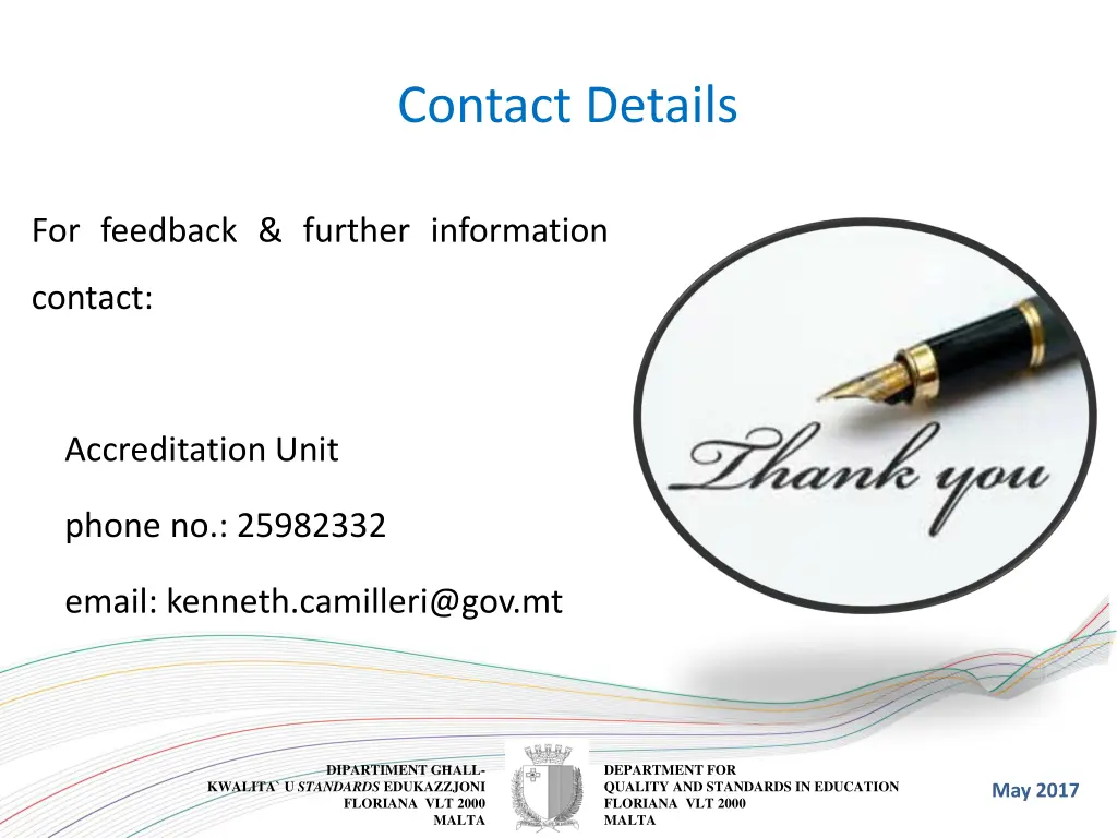 contact details