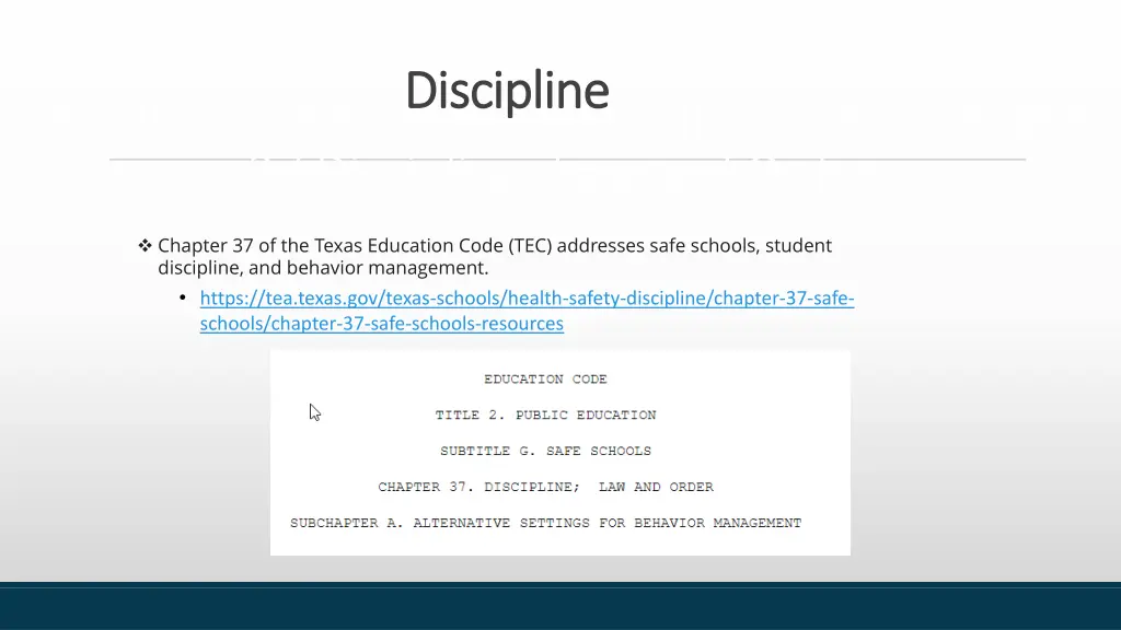 discipline discipline 2