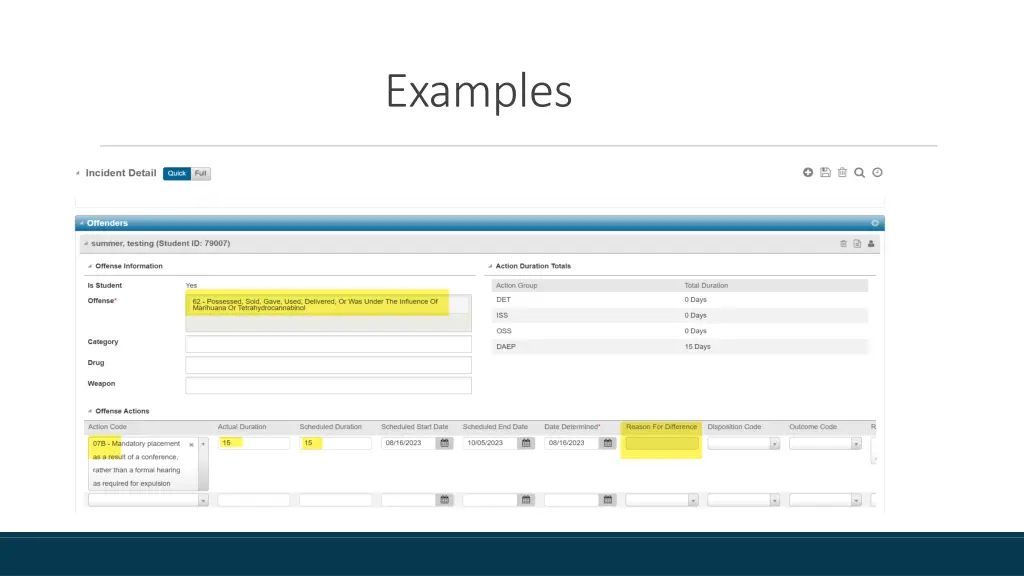 examples