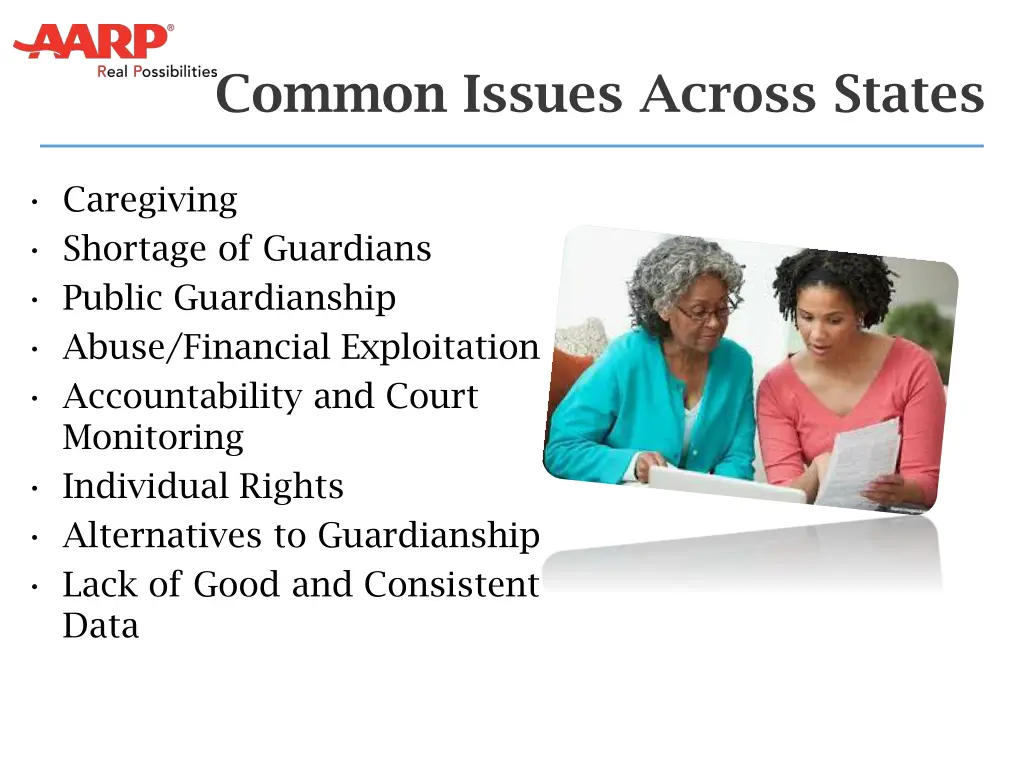 common issues across states