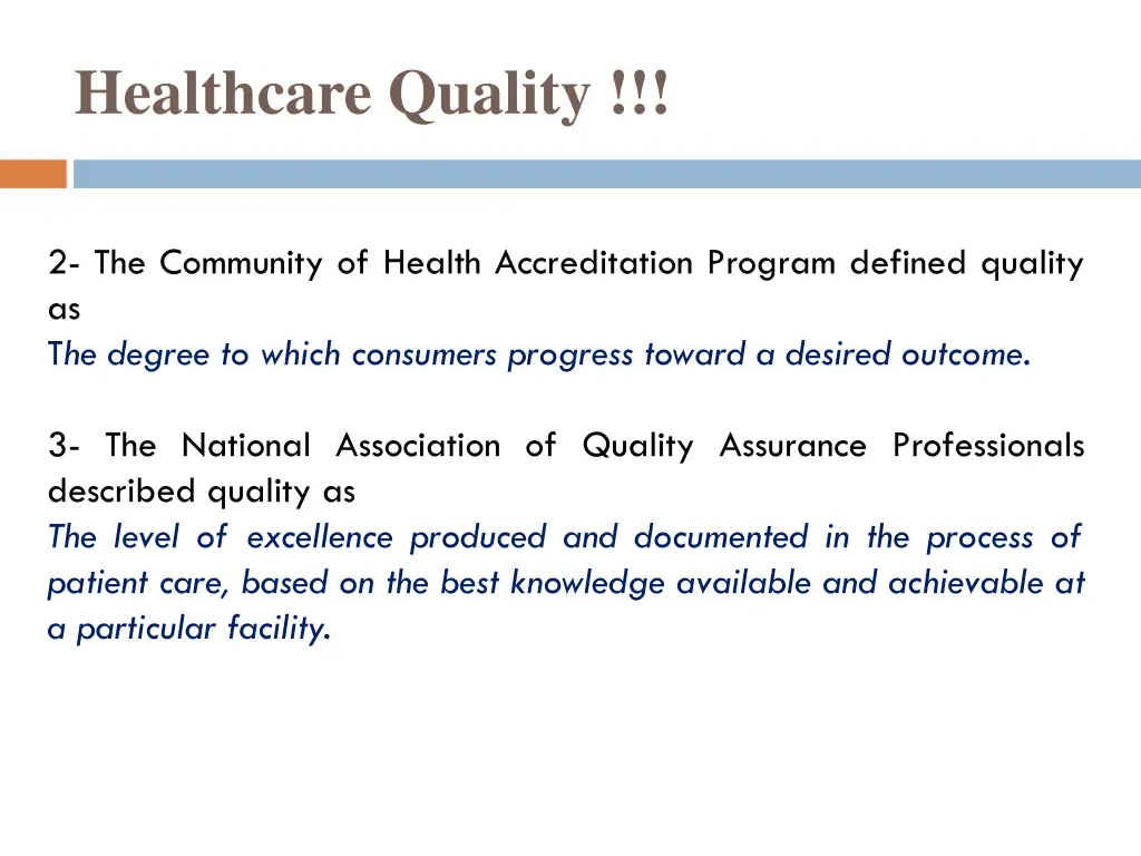 healthcare quality 1