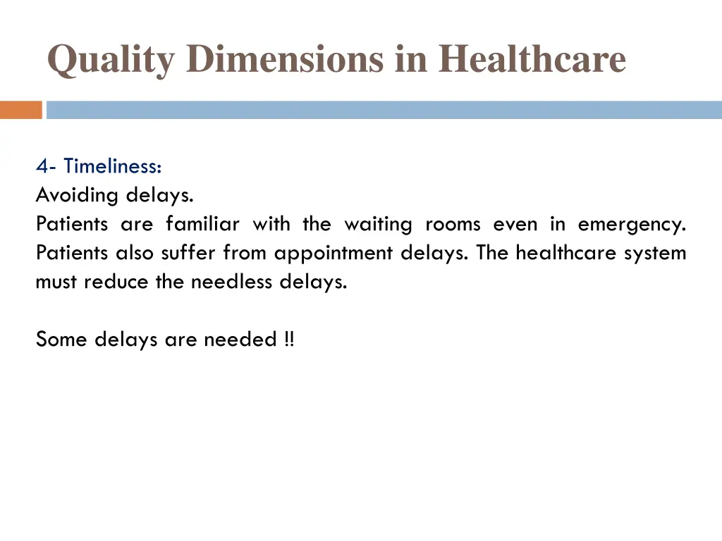 quality dimensions in healthcare 3