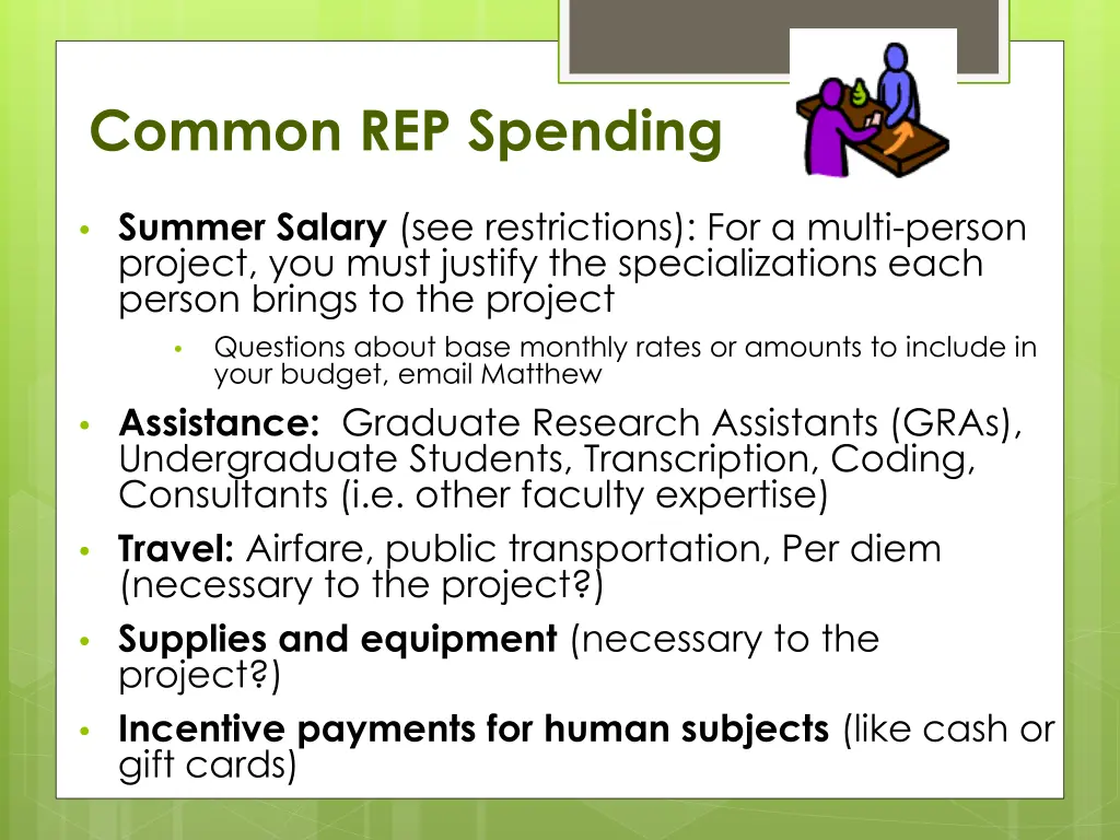 common rep spending