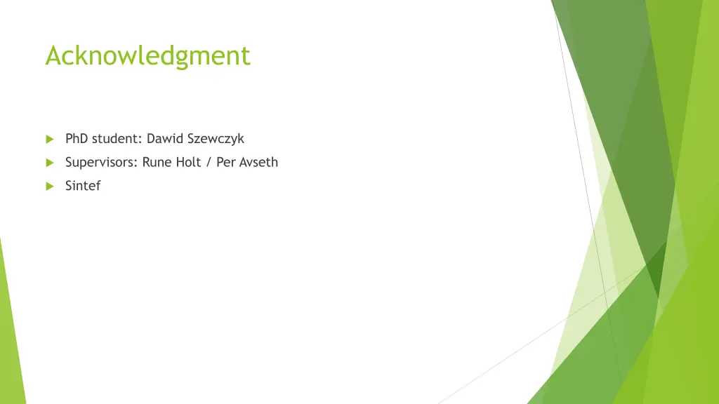 acknowledgment