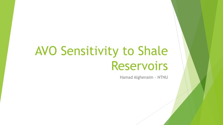 avo sensitivity to shale