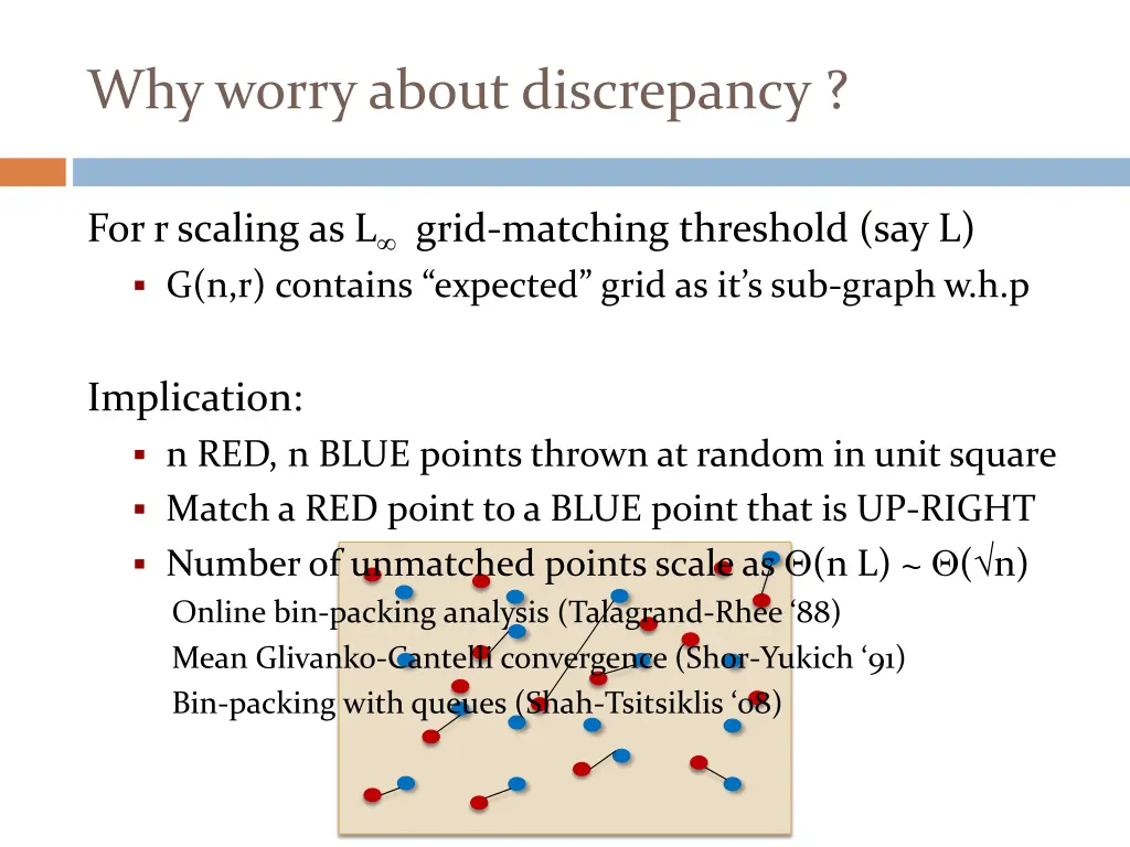 why worry about discrepancy 1