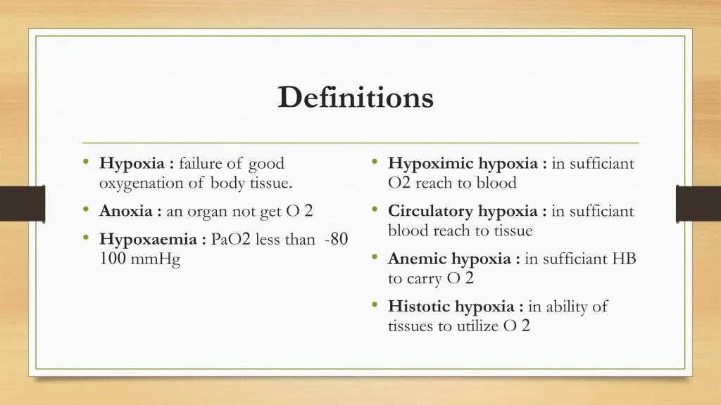 definitions