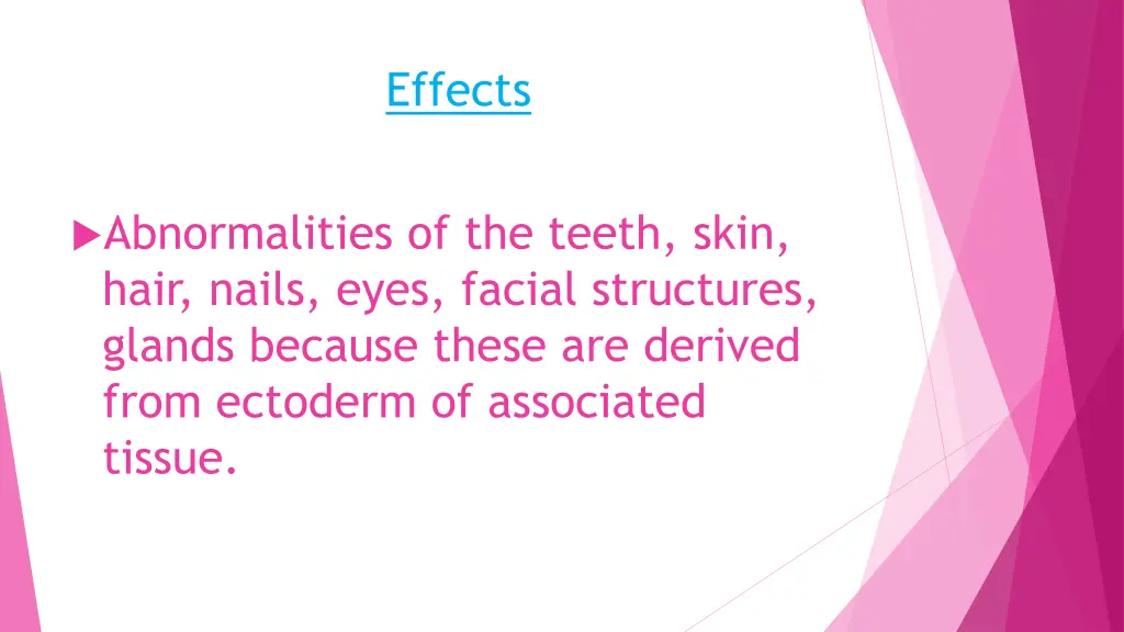 effects