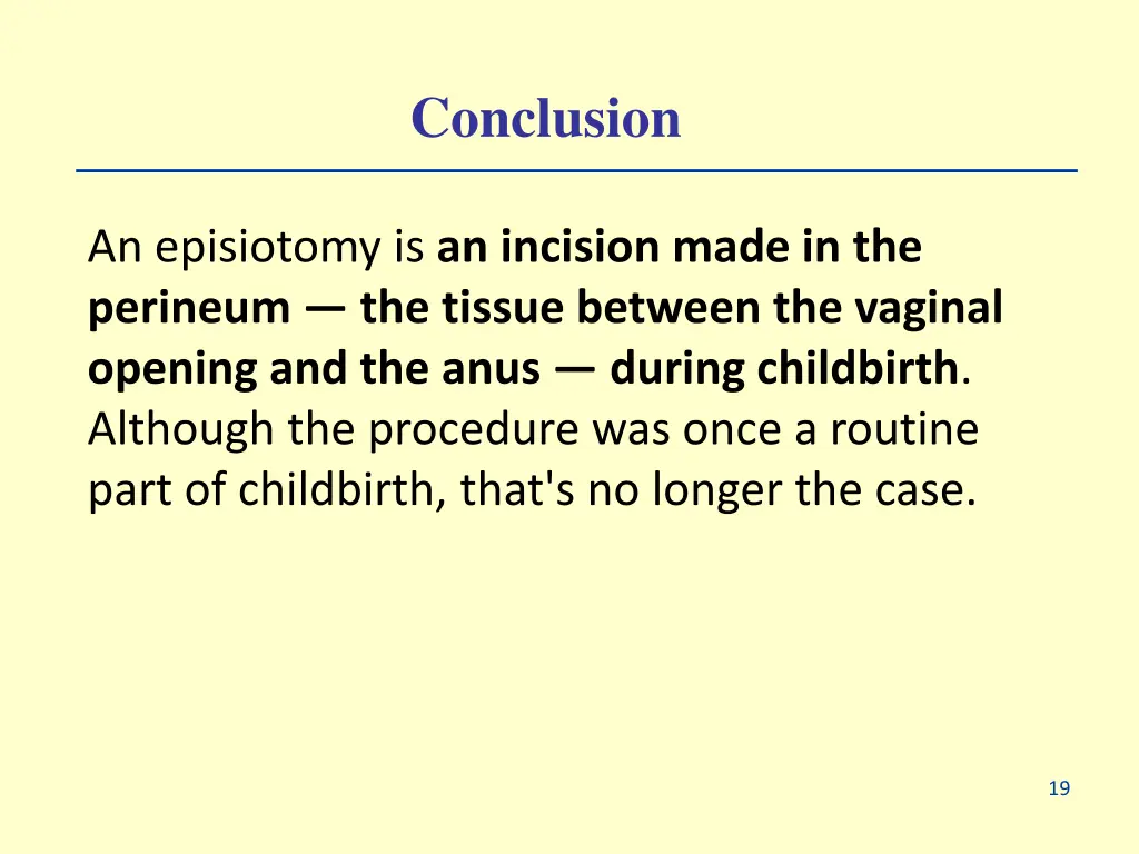 conclusion