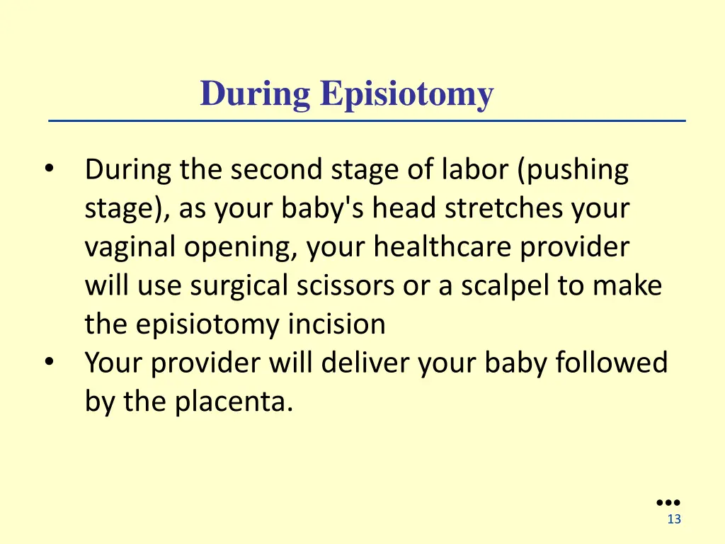 during episiotomy 1