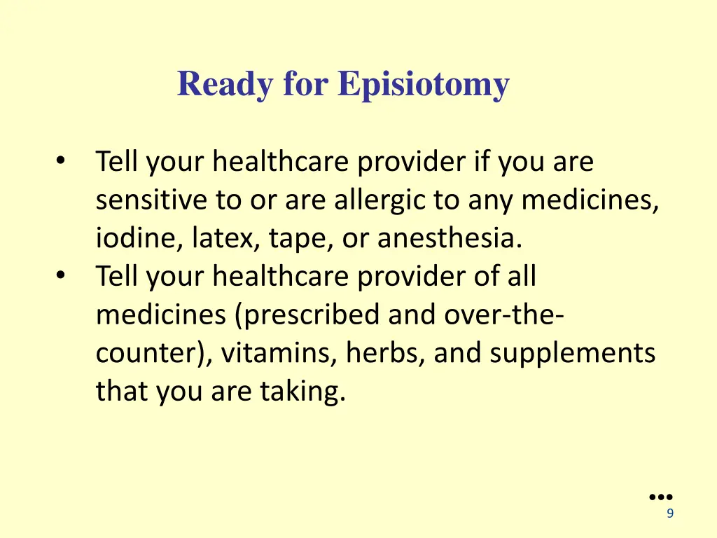 ready for episiotomy 1