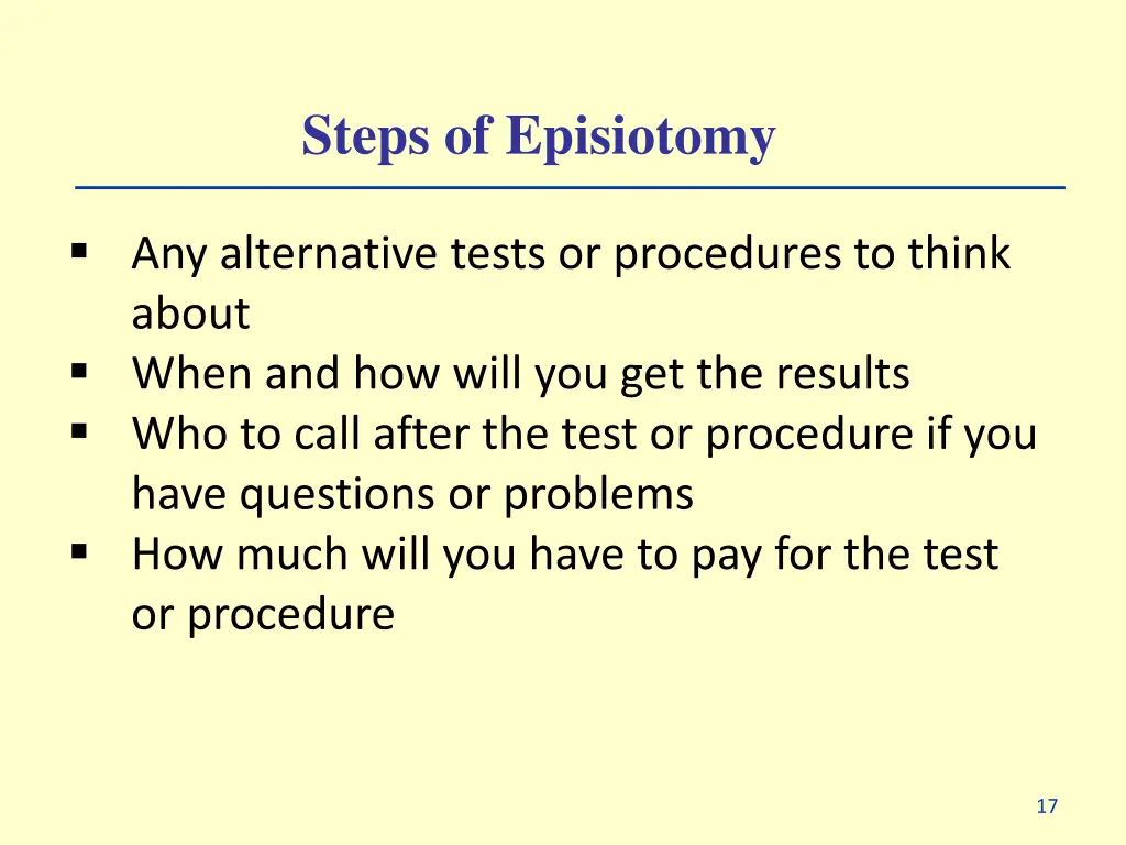 steps of episiotomy 2