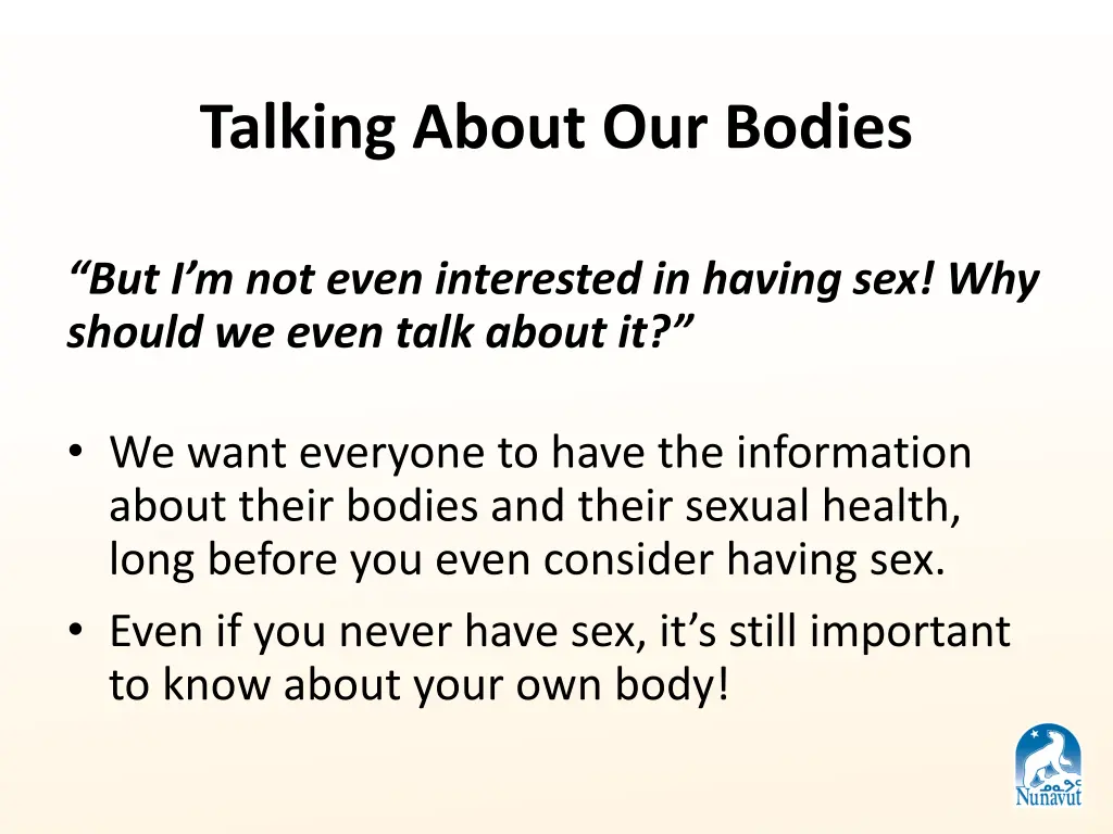 talking about our bodies 1