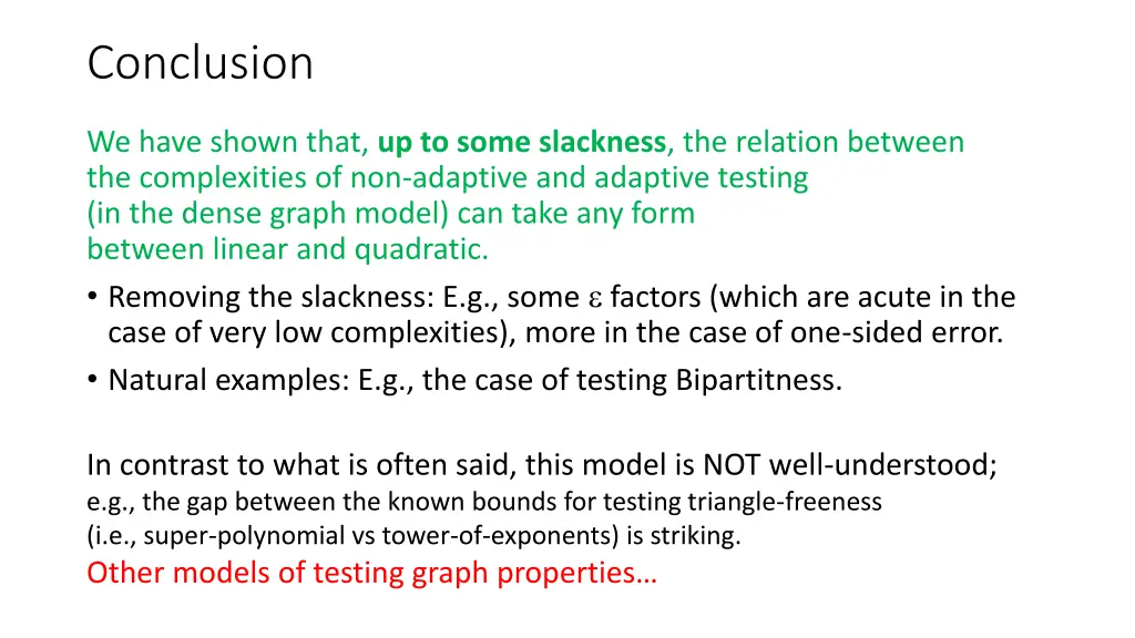 conclusion