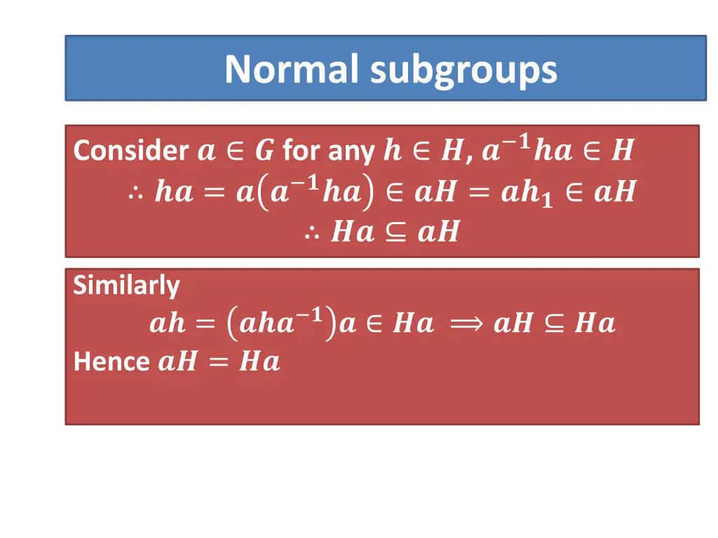 normal subgroups 3