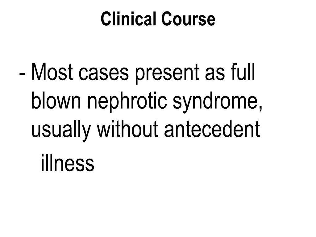 clinical course 1