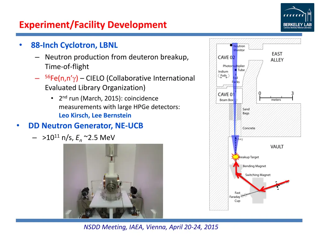 experiment facility development