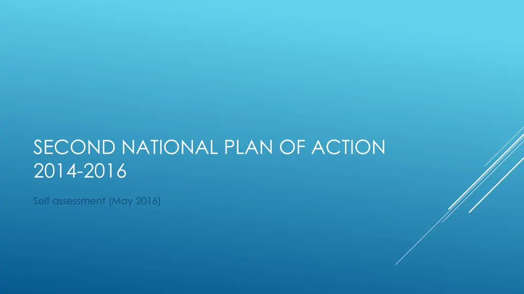 second national plan of action 2014 2016