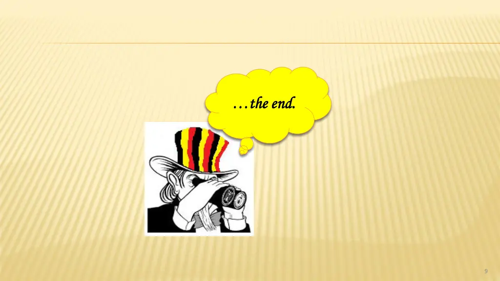 the end the end