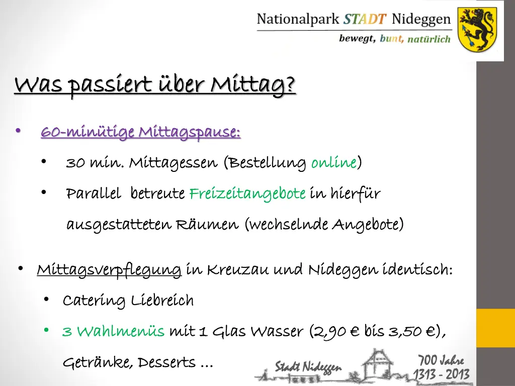 was passiert ber mittag was passiert ber mittag