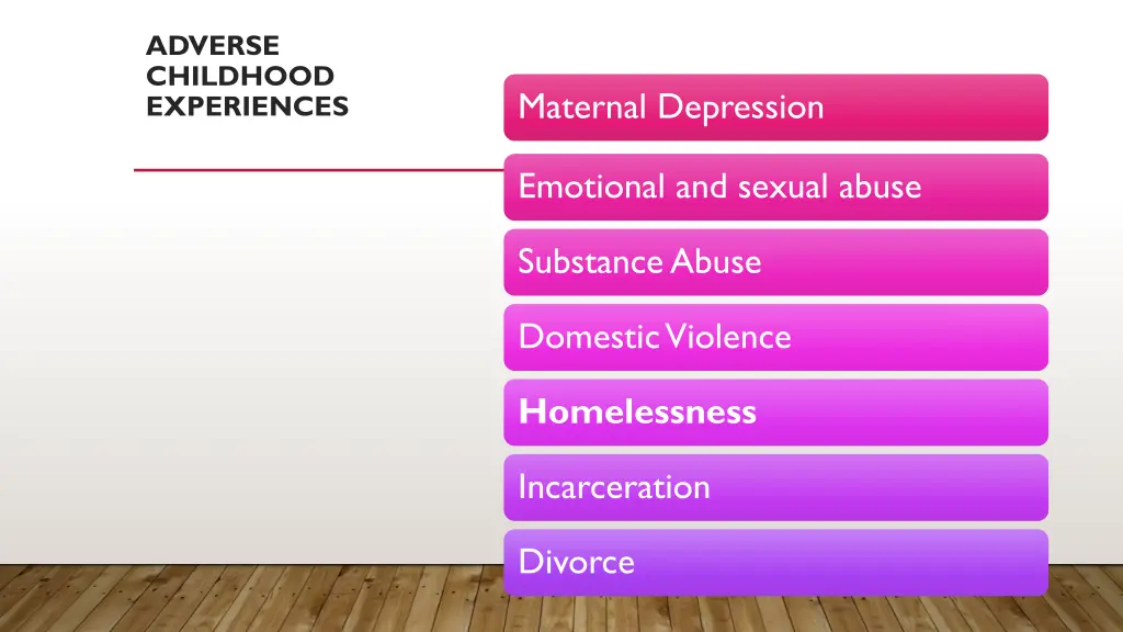 adverse childhood experiences