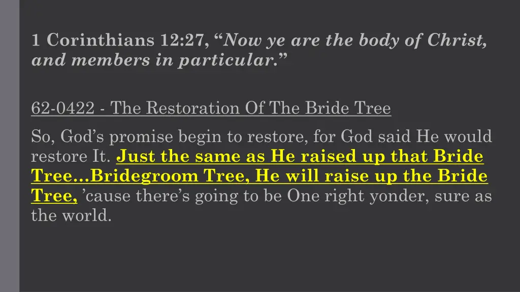 1 corinthians 12 27 now ye are the body of christ