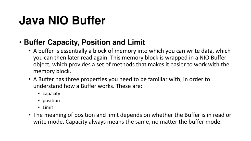 java nio buffer 3
