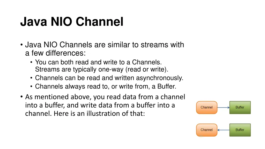 java nio channel