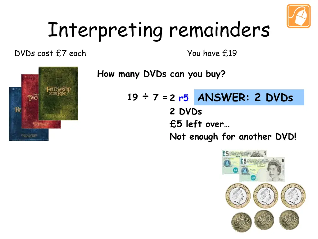 interpreting remainders 1