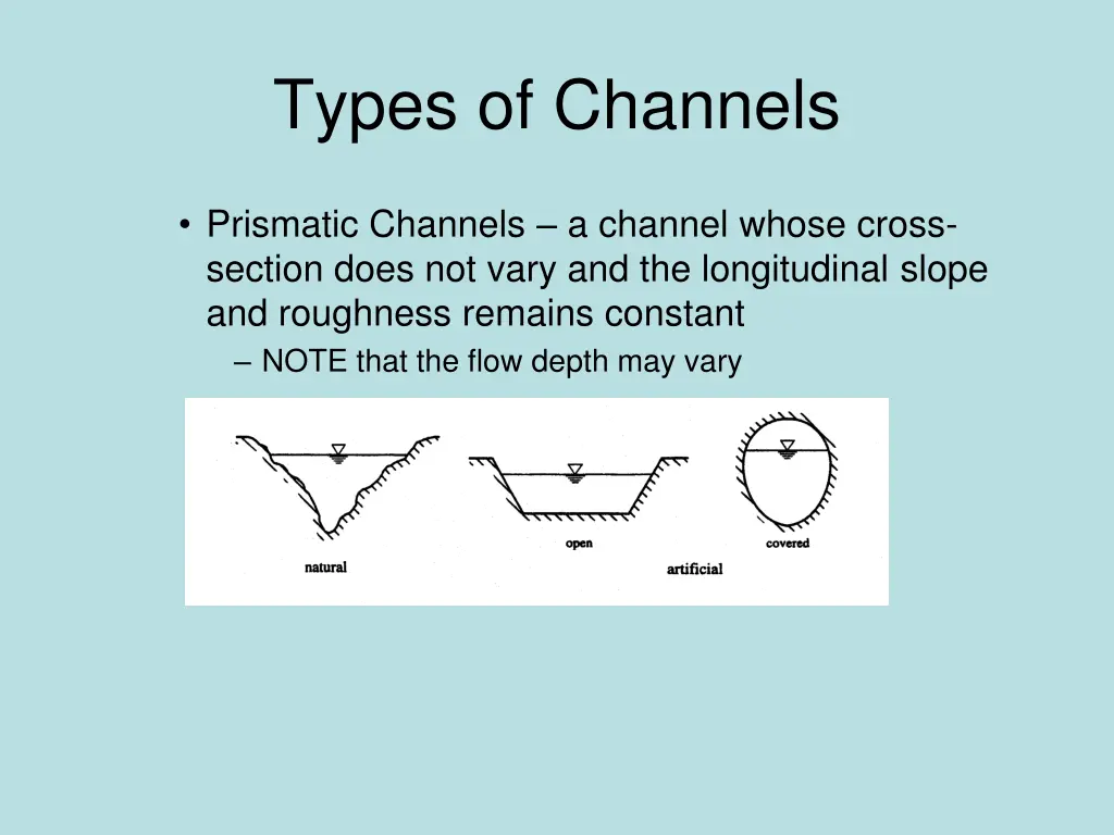 types of channels