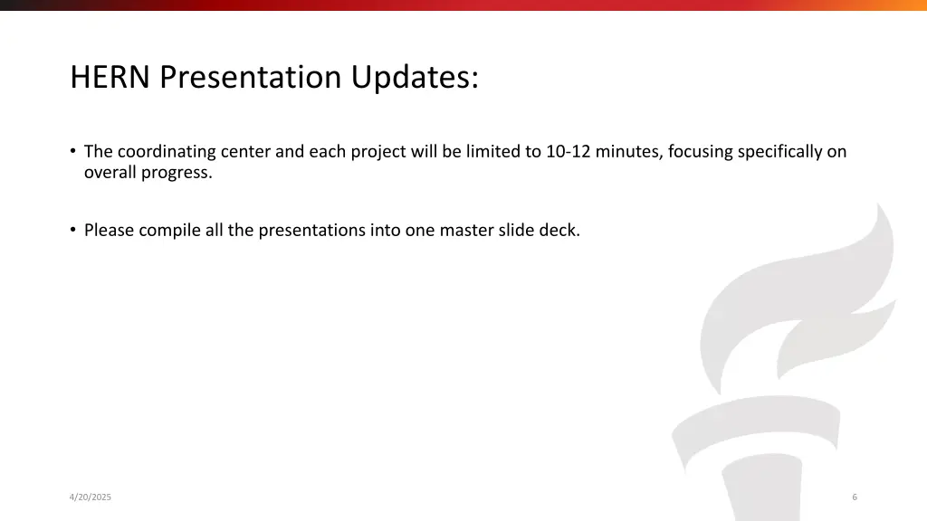 hern presentation updates