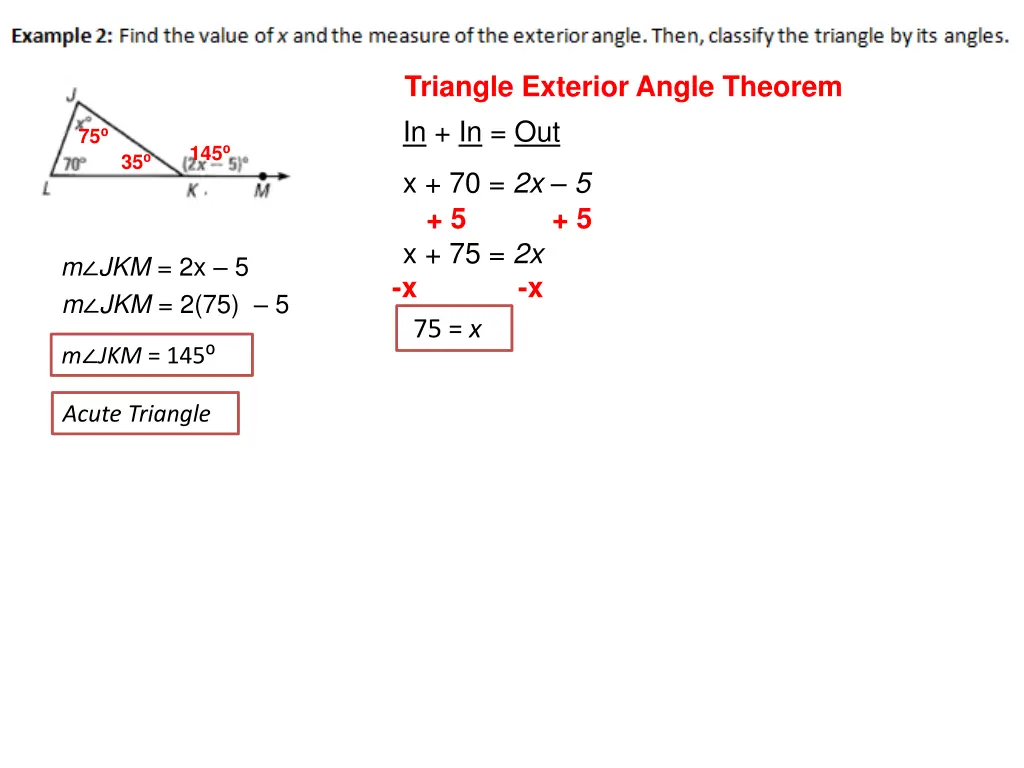 triangle exterior angle theorem 1