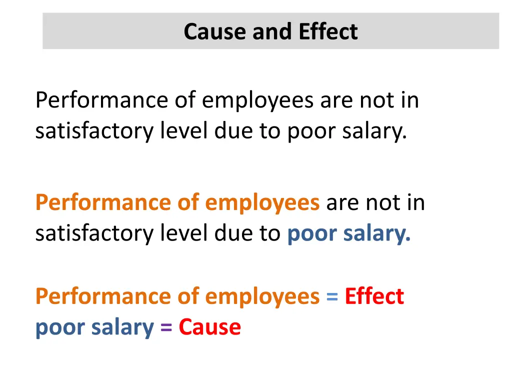 cause and effect 1