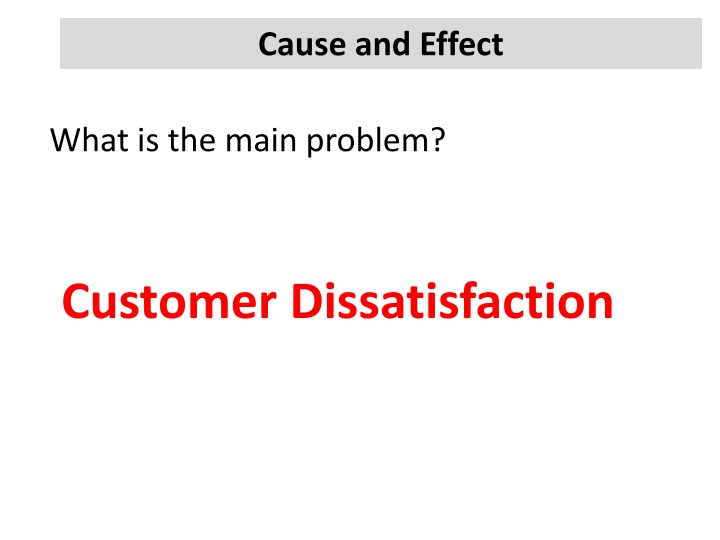 cause and effect
