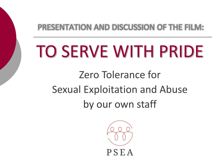 presentation and discussion of the film