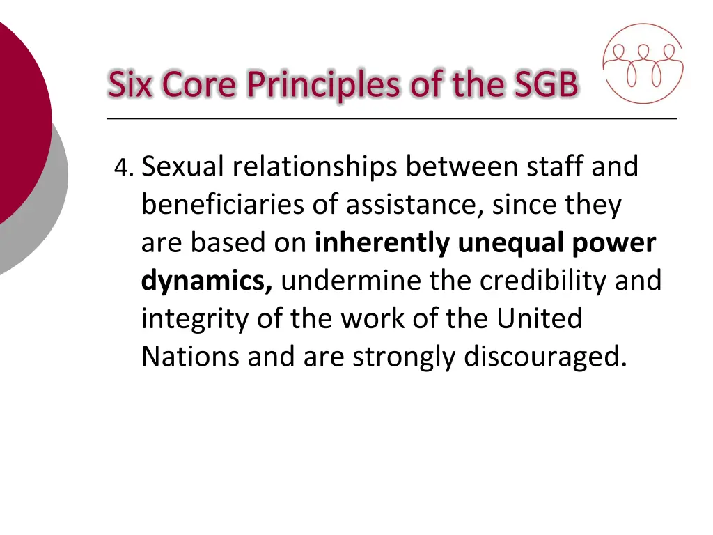 six core principles of the sgb 2