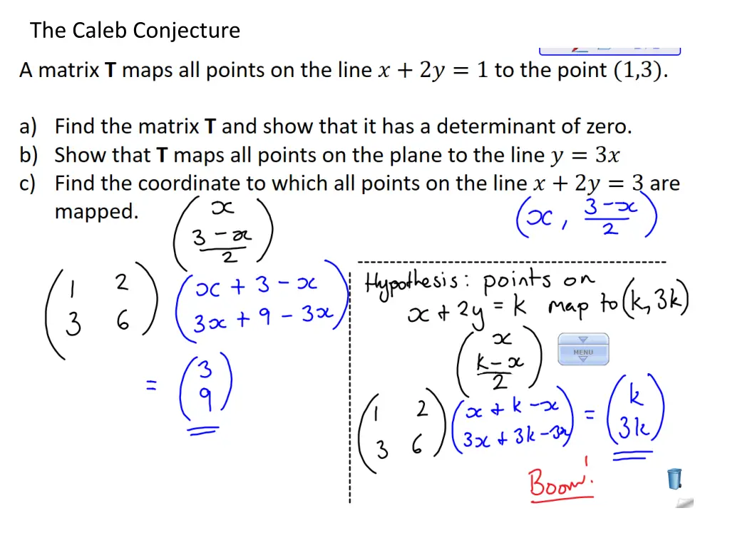 the caleb conjecture