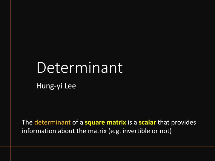 determinant