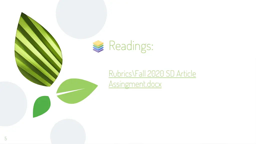 readings