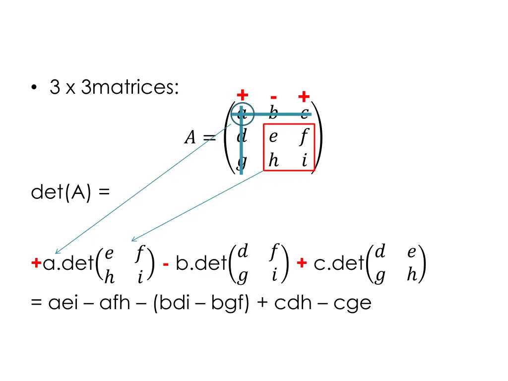 3 x 3matrices