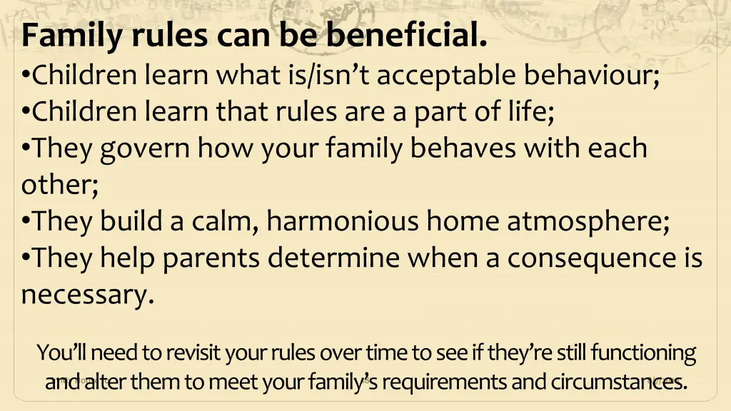 family rules can be beneficial children learn