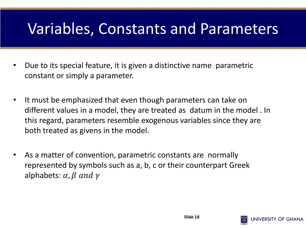 variables constants and parameters 3