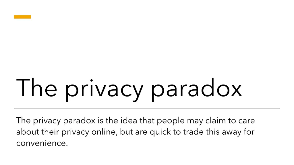 the privacy paradox 1