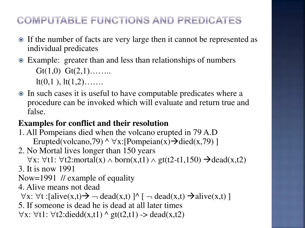 computable functions and predicates