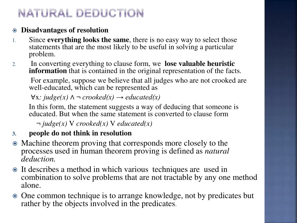 natural deduction