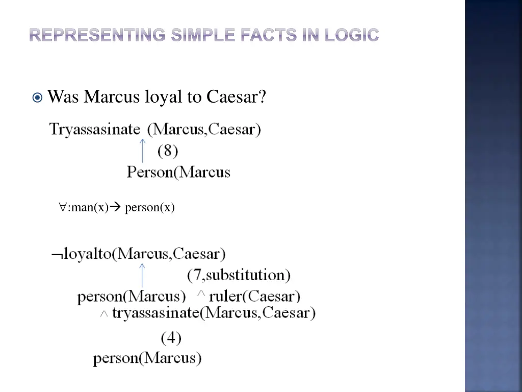 representing simple facts in logic 3
