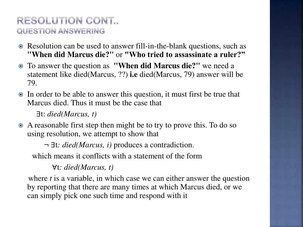 resolution cont question answering